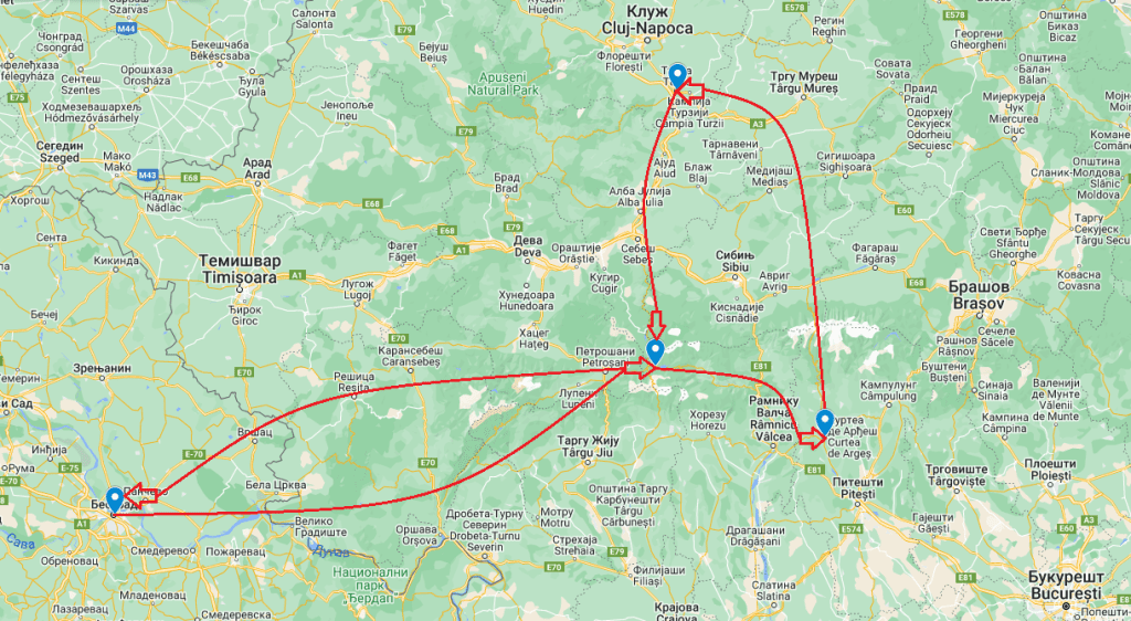 Romania itinere 2025